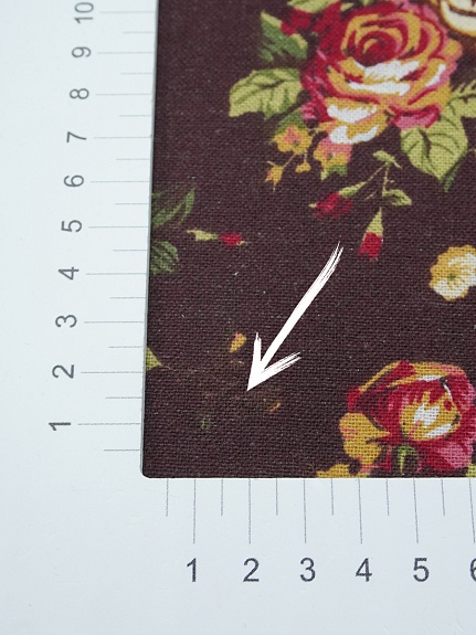 Хлопколен "Чайная роза на т.каштаново-коричневом", ш.1.46м, лен-20%, хлопок-80%, 140гр/м.кв