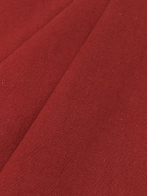Хлопок крэш цв.Насыщенный красно-терракотовый, СОРТ2, ш.1.4м, хлопок-100%, 160гр/м.кв