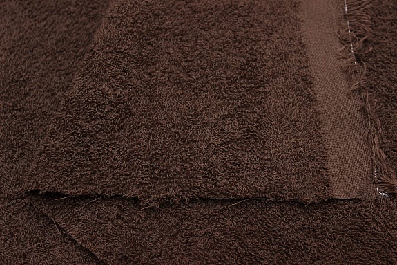 Махровая ткань цв.Шоколадно-коричневый, ш.1.5м, хлопок-100%, 350гр/м.кв