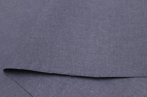 Мерный лоскут(ткань в отрезах) - Рогожка цв.Серый, СОРТ2, ш.1.5м, хлопок-100%, 160гр/м.кв