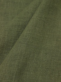 Крапива Рами (Ramie)-диагональ, цв.Темный болотно-зеленый, ш.1.4м, крапива-100%, 240гр/м.кв