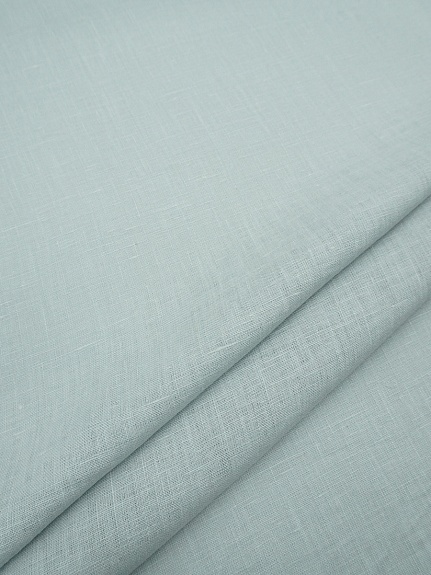 Лен костюмный с эффектом мятости цв.Светлый серо-голубой, ш.1.45м, лен-100%, 190гр/м.кв