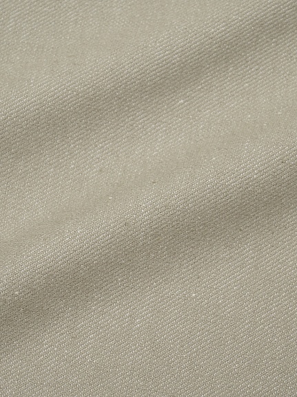 Полульняная саржа цв.Бежево-серый с оливковым оттенком, ш.1.5м, лен-50%, хлопок-50%, 250гр/м.кв