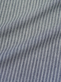 Пестрядь "Тройная белая полоска" цв.чернильно-синий меланж, ш.1.45м, хлопок-100%, 115гр/м.кв