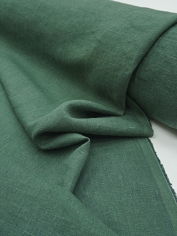 Лен костюмный с эффектом мятости цв.Сибирский кедр, ш.1.45м, лен-100%, 250гр/м.кв