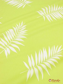 Поплин "Оазис - листья" цв.салатовый-2, ш.2.2м, хлопок-100%, 115гр/м.кв