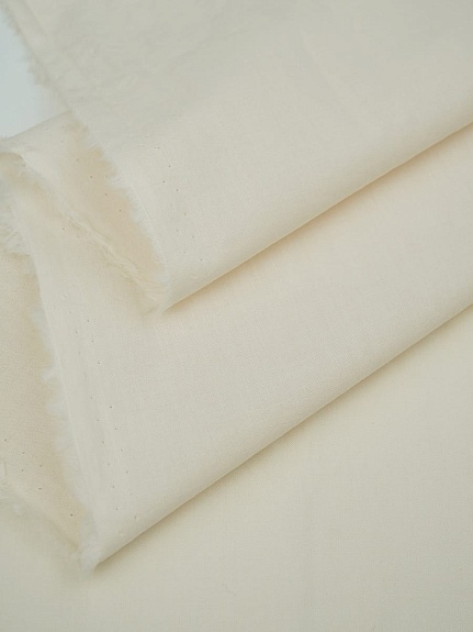 Импортный хлопок цв.Кремовый, ш.1.5м, хлопок-100%, 95гр/м.кв