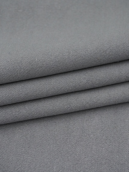 Крапива Рами (Ramie) с хлопком цв.Каменно-серый, ш.1.4м, крапива-50%, хлопок-50%, 220гр/м.кв