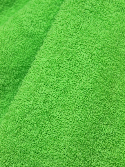 Махровая ткань цв.Зеленое яблоко, ш.1.5м, хлопок-100%, 350гр/м.кв