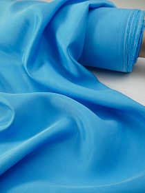 Купра цв.Небесно-лазурный, ш.1.35м, купра-100%, 110гр/м.кв 