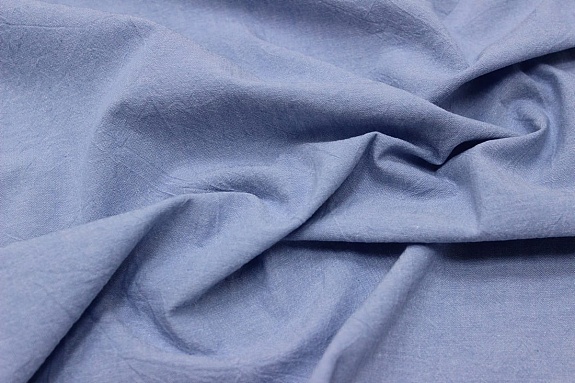 Вареный (стираный) хлопок цв.Сине-голубая дымка меланж, ш.2.5м, хлопок-100%, 115гр/м.кв