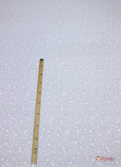 Поплин "Волшебная зима - снежинки", (комп), ш.2.2м, хлопок-100%, 115гр/м.кв