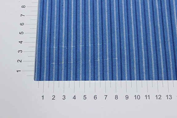 Пестрядь "Белая/синяя узкая полоска на т.лазурном", ш.1.5м, хлопок-100%, 130гр/м.кв