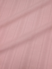 Фактурный хлопок "Рельефные полоски" цв.винтажный пыльно-розовый, ш.1.45м, хл-100%, 110гр/м.кв