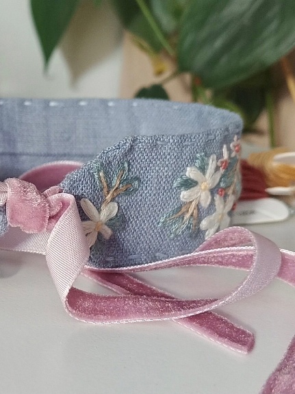 Аксессуар для шеи из льна