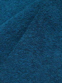 Махровая ткань цв.Насыщенная морская волна, ш.1.5м, хлопок-100%, 350гр/м.кв