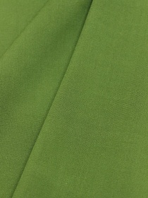 Штапель цв.Кленово-зеленый, СОРТ2, ш.1.44м, вискоза-100%, 110гр/м.кв 