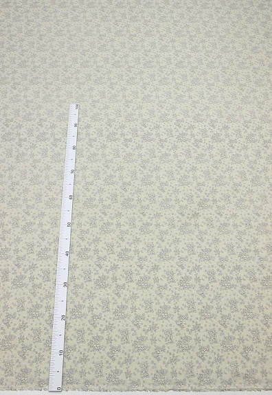 Сатин "Цветочный ноктюрн" цв.бл.телесно-серый, ш.2.35м, хлопок-100%, 110гр/м.кв