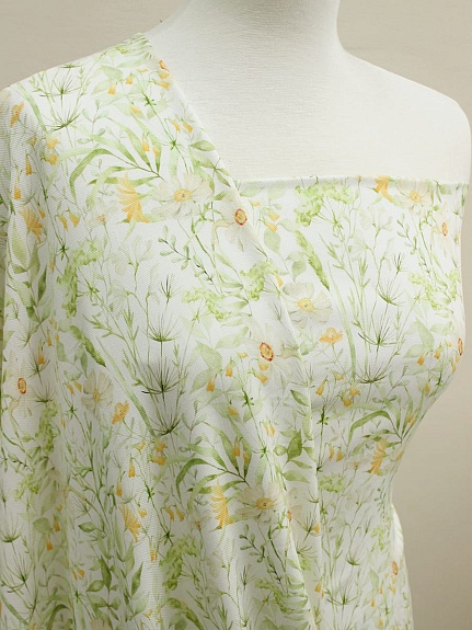 Плательная вискоза Digital "Ароматы лета" , ш.1.4м, вискоза-100%, 125гр/м.кв