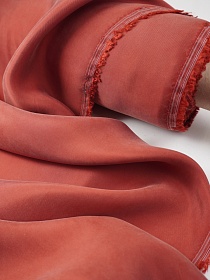 Купра цв.Темный кирпично-терракотовый, ш.1.35м, купра-100%, 115гр/м.кв