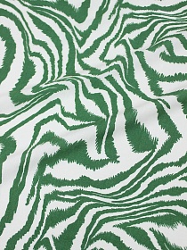 Штапель "Сафари" цв.св.хвойно-зеленый, ш.1.45м, вискоза-100%, 90гр/м.кв