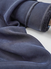 Купра цв.Чернильно-синий, ш.1.35м, купра-100%, 110гр/м.кв 