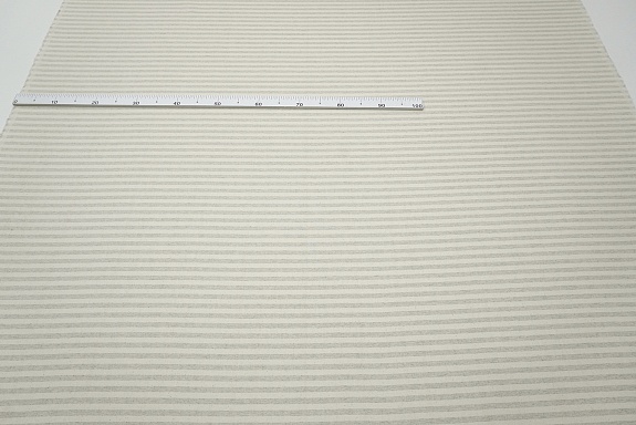 Хлопколен пестротканый "Полоска" цв.серый/суровый, ш.1.5м, лен-20%, хлопок-80%, 150гр/м.кв