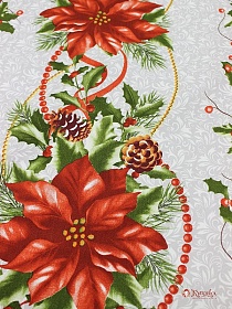 Дорожка "Рождественская звезда", ш.0.5м, хлопок-100%, 228гр/м.кв