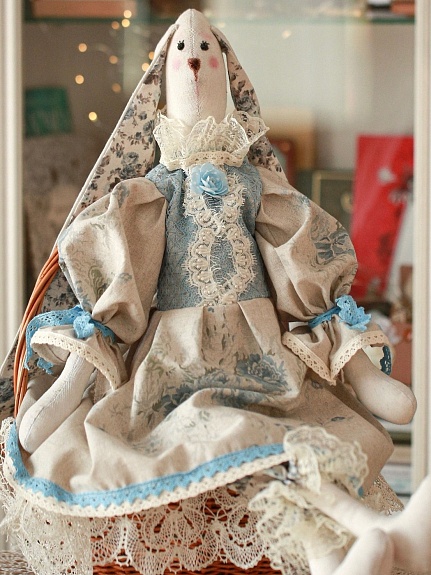 Текстильная игрушка из полульна