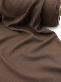 Штапель цв.Шоколад, ш.1.45м, вискоза-100%, 110гр/м.кв.