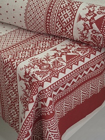 Полулен "Вышивка сударыня на суровом", ш.1.5м, лен-30%, хлопок-70%,145гр/м.кв