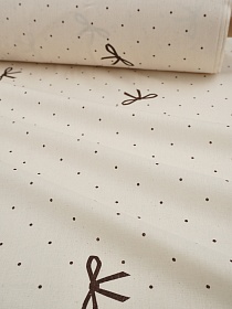 Перкаль "Тонкая ленточка" (на суровом), ш.2.2м, хлопок-100%, 100гр/м.кв