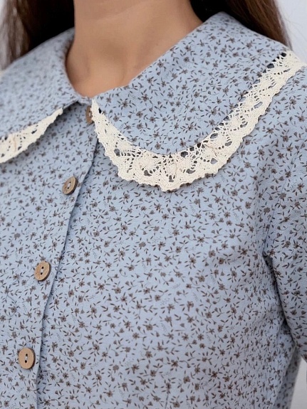 Платье из теплого хлопка "Алессия"