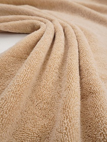 Махровая ткань Люкс цв.Телесно-бежевый, СОРТ2, ш.1.5м, хлопок-100%, 550гр/м.кв