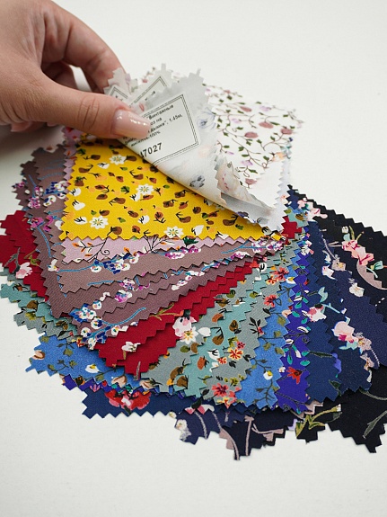 Комплект образцов "Штапель премиум принт" №1