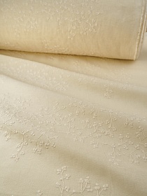 Шитье полульняное "Алисия" цв.суровый, СОРТ2, ш.1.35м(выш.часть1.2м), хл-50%, лен-50%