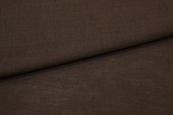 Полулен цв.Шоколадно-коричневый, СОРТ2, ш.1.5м, лен-57%, хлопок-43%, 200гр/м.кв