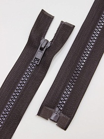 Молния тракторная №5 цв.темно-коричневый с лиловым оттенком, 40см