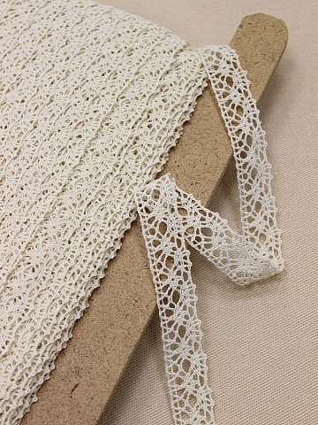 Кружево цв.суровый-2, ш.20мм, хлопок-100%, рис.015/3