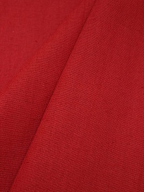 Хлопколен винтаж (жгутовое окрашивание) цв.Красный, ш.1.5м, лен-15%, хл-85%, 200гр/м.кв