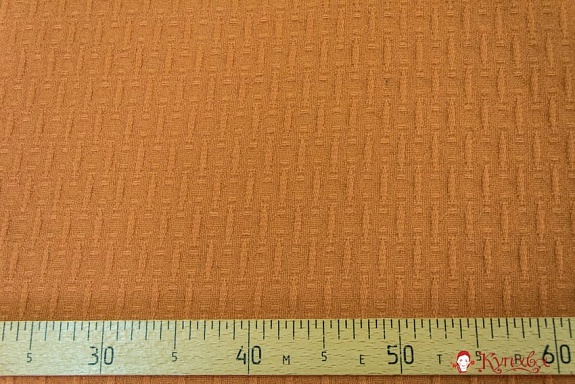 Ткань пальтовая шерстяная, цв.Оранж, ш. 1.5 м, шерсть-87%, ПА-13%