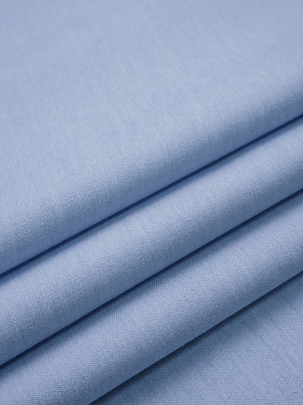 Сорочечная джинсовая ткань цв.Винтажно-голубой, ш.1.45м, хлопок-50%, вискоза-50%, 135гр/м.кв