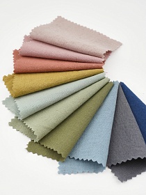 Комплект образцов "Полулен постельный с эффектом мятости, лен 30%, хлопок 70%,  ш.2.15м