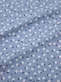 Теплый хлопок "Дюймовочка" цв.винтажно-голубой, ш.1.50м, хлопок-100%, 160гр/м.кв