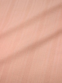 Фактурный хлопок "Рельефные полоски" цв.Пыльный розово-персиковый , ш.1.45м, хл-100%, 115гр/м.кв