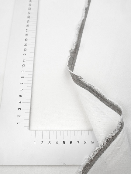 Крапива Рами (Ramie) с хлопком цв.Молочно-белый, ш.1.35м, крапива-50%, хлопок-50%