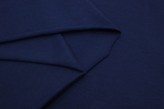 Кулирка с лайкрой цв.Темно-синий, ш1.9м, Пенье, хл-94%, лайкра-6%,190гр/м.кв