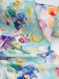 Штапель Премиум (Digital) "Гресия", ш.1.45м, вискоза-100%, 120гр/м.кв