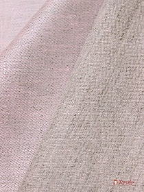 Лен пестротканый "Бледно-розовый/бежевый меланж", ш.1.6м, лен-100%, 230гр/м.кв