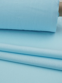 Поплин цв.Св.лазурно-голубая дымка, СОРТ2, ш.2.2м, хлопок-100%, 105гр/м.кв